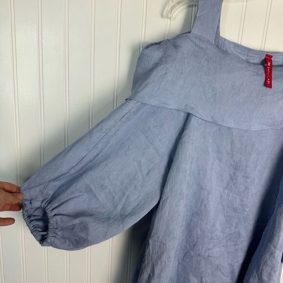 IC By Connie k Top Medium Cold Shoulder Lagenlook Asymmetric Casual women Artsy - Picture 4 of 10